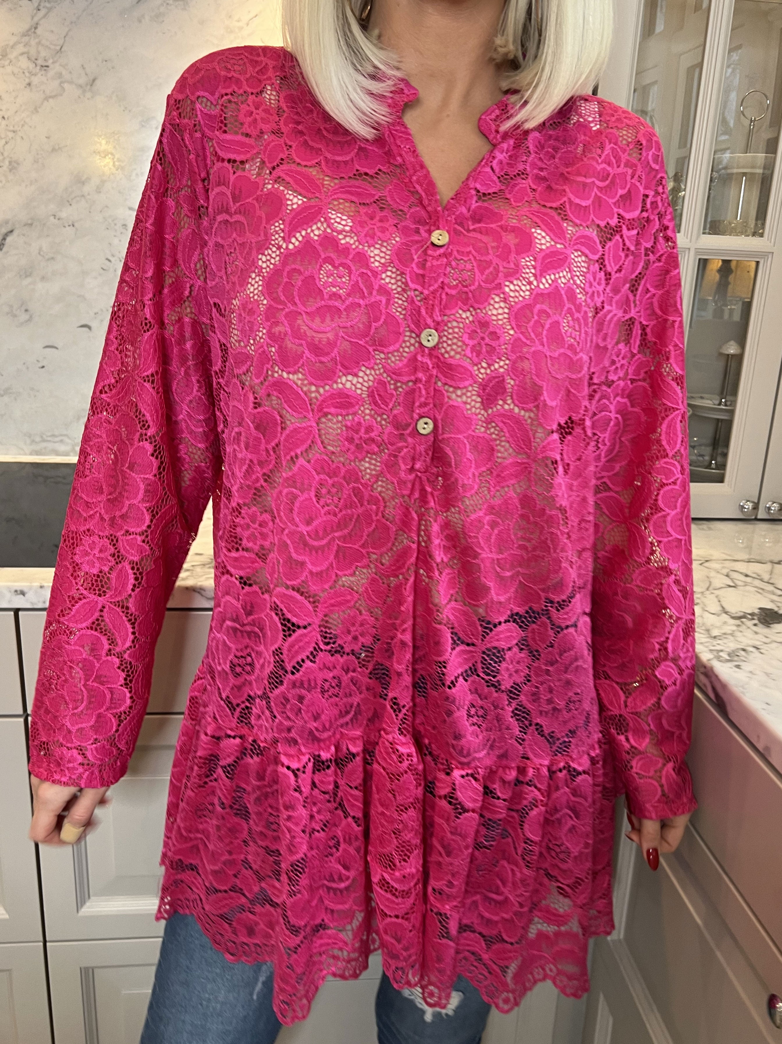 Natalya - Söt och feminin spetstunika